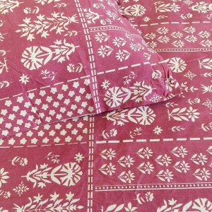 Blush and Bloom Kingsize Bedsheet